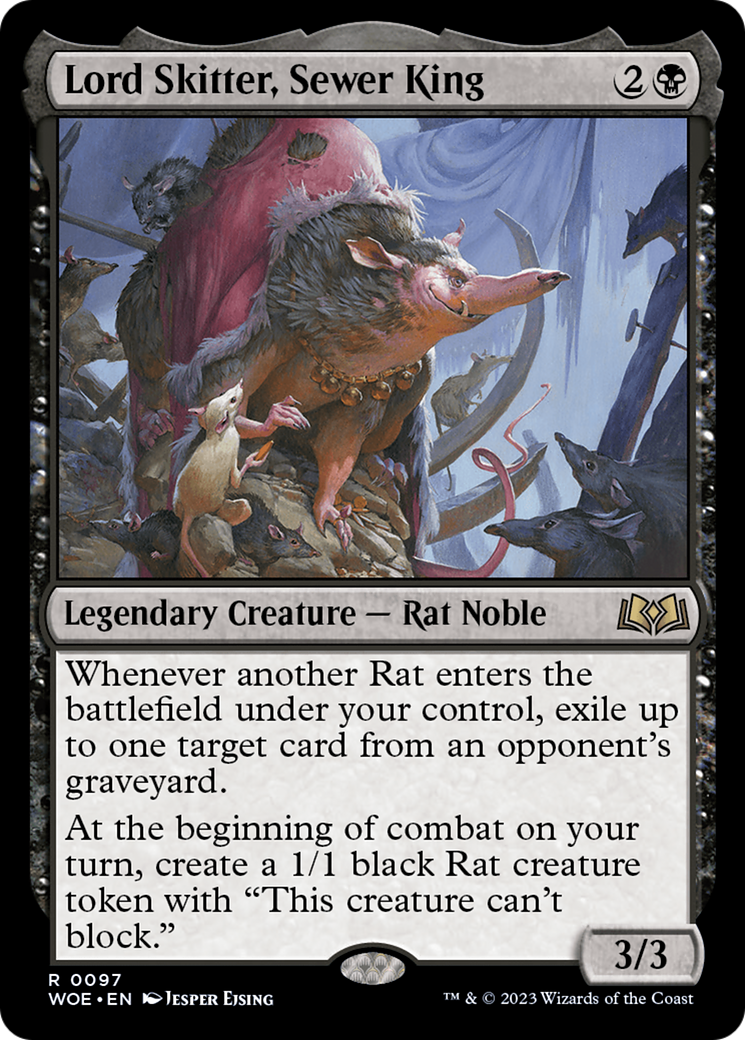 Lord Skitter, Sewer King (WOE-097) -  Foil