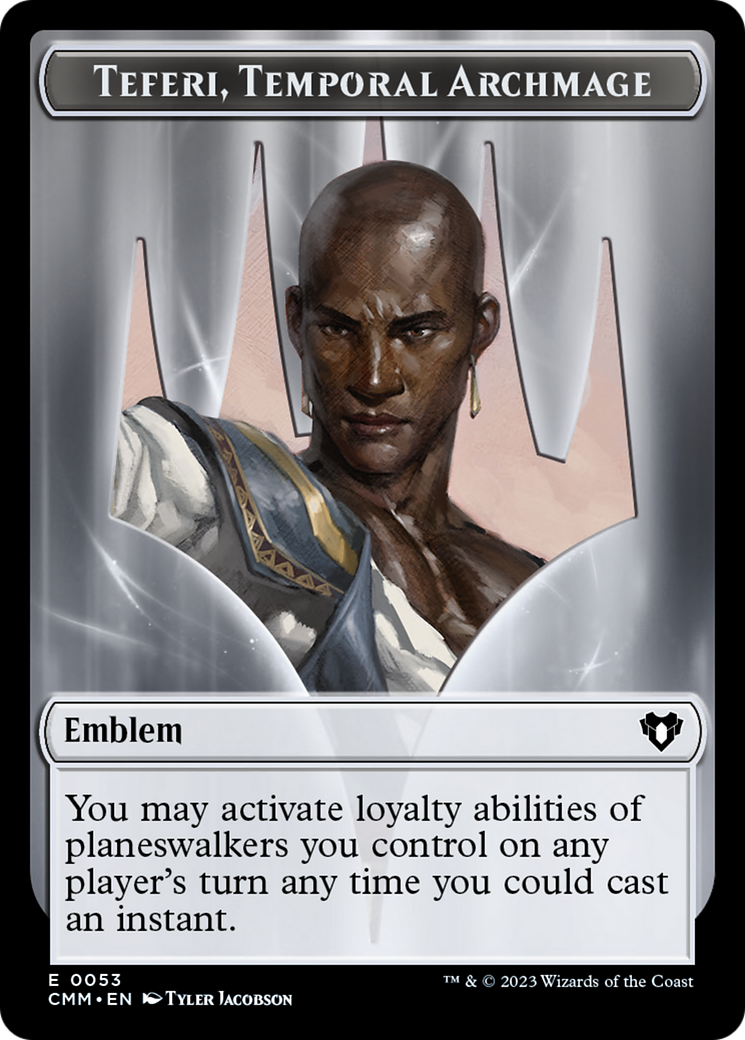 Teferi, Temporal Archmage Emblem (TCMM-053) -