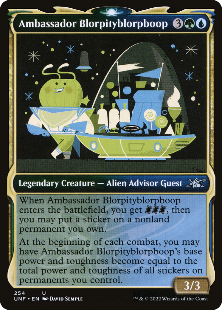 Ambassador Blorpityblorpboop (UNF-254) - : (Showcase) Foil