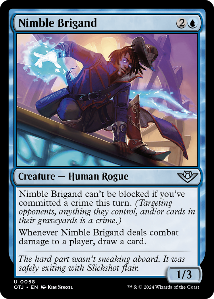 Nimble Brigand (OTJ-058) -  Foil