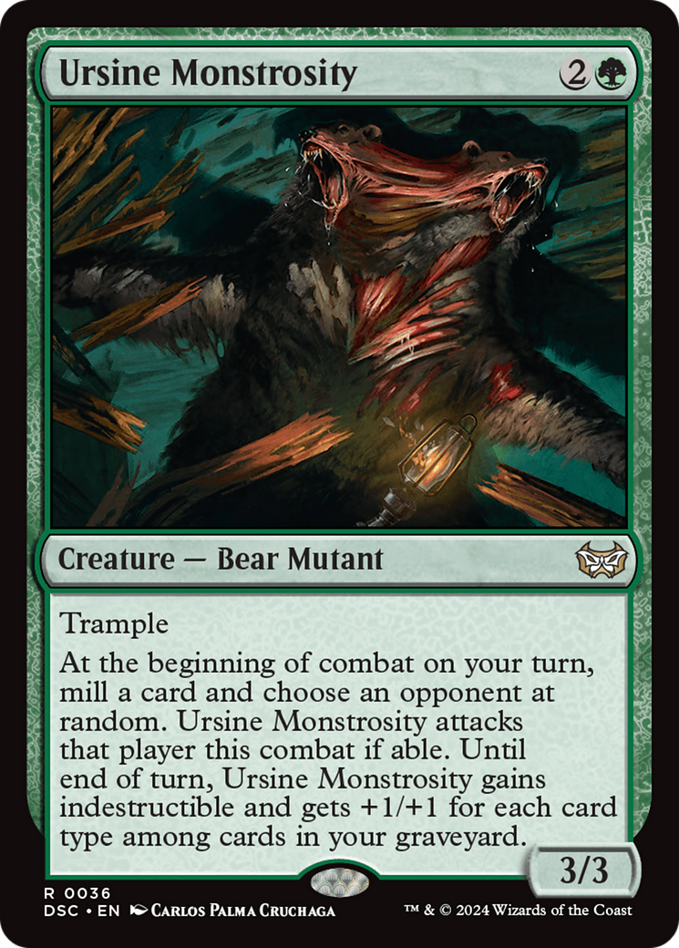 Ursine Monstrosity (DSC-036) -