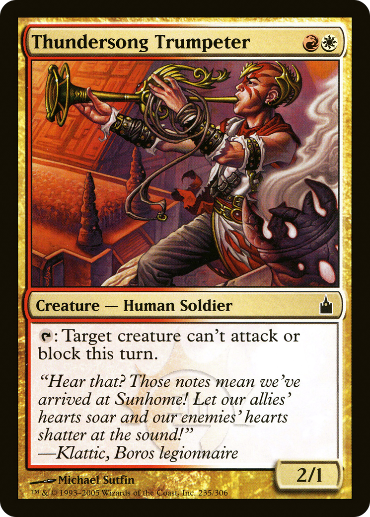 Thundersong Trumpeter (RAV-235) -  Foil