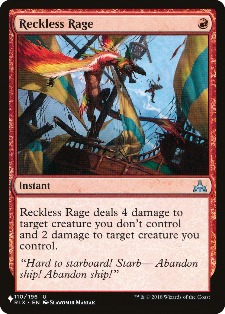 Reckless Rage (LIST-RIX-110) -