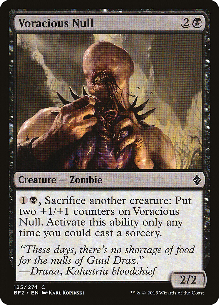 Voracious Null (BFZ-125) -