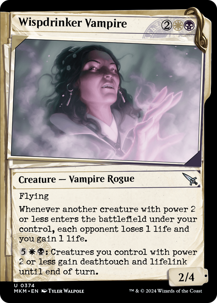 Wispdrinker Vampire (MKM-374) - : (Showcase) Foil