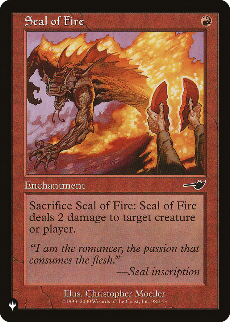 Seal of Fire (LIST-NEM-98) -