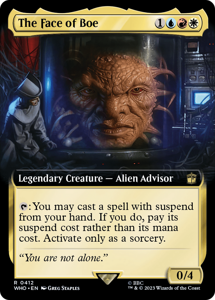 The Face of Boe (WHO-412) - : (Extended Art)