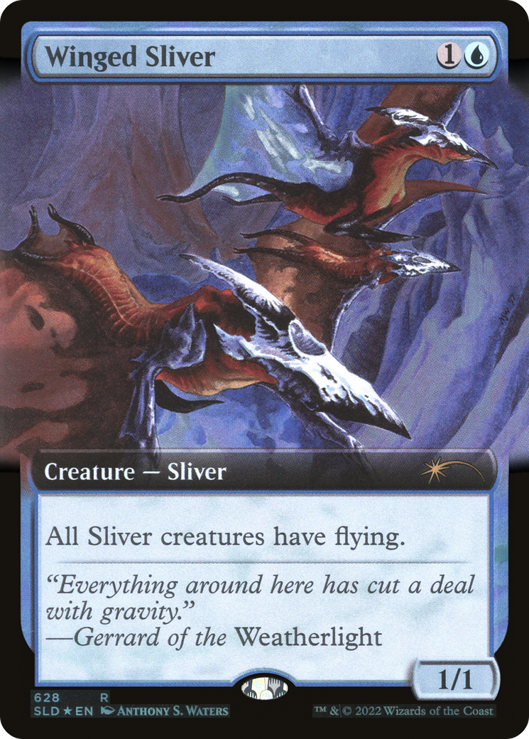 Winged Sliver (SLD-628) - : (Extended Art) Foil