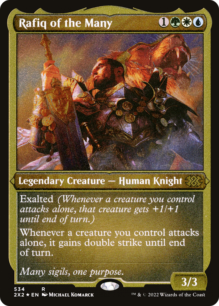 Rafiq of the Many (2X2-534) -  Etched Foil