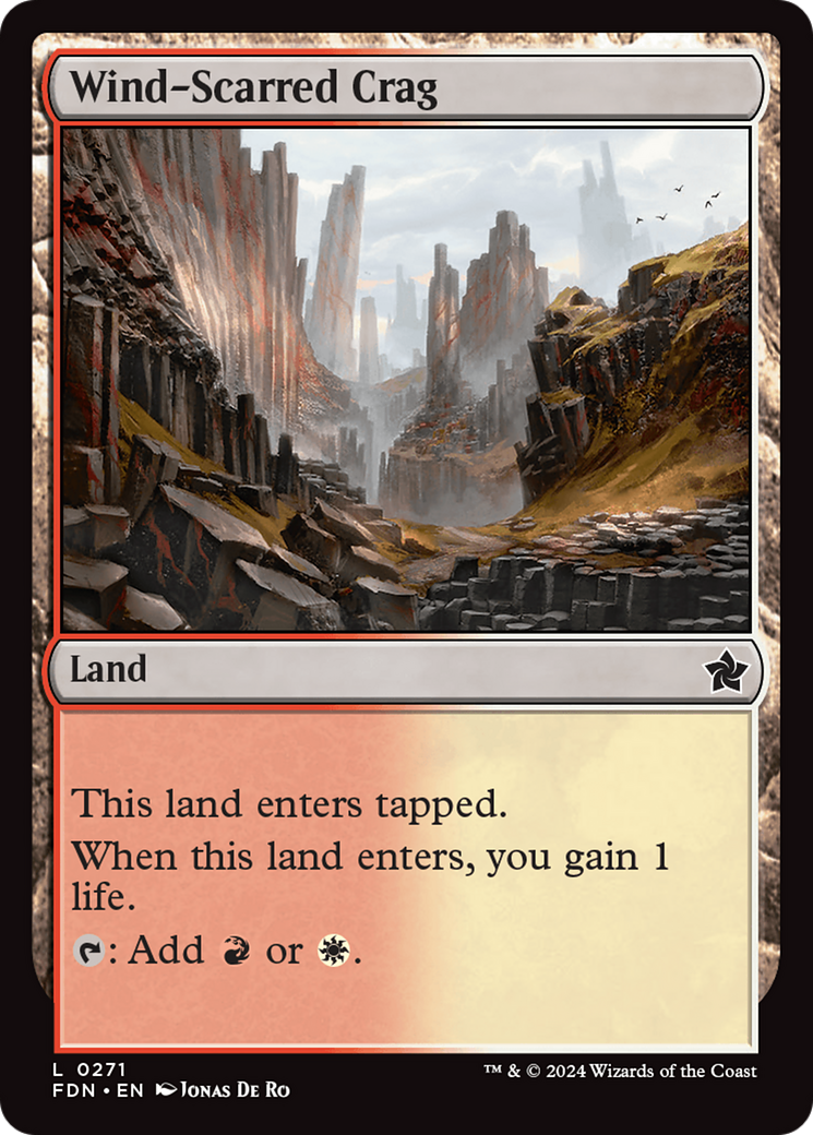 Wind-Scarred Crag (FDN-271) -  Foil