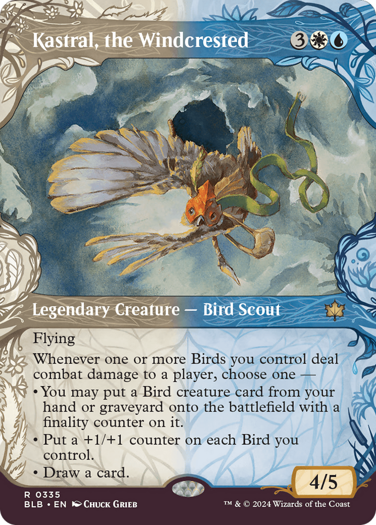 Kastral, the Windcrested (BLB-335) - : (Showcase) Foil