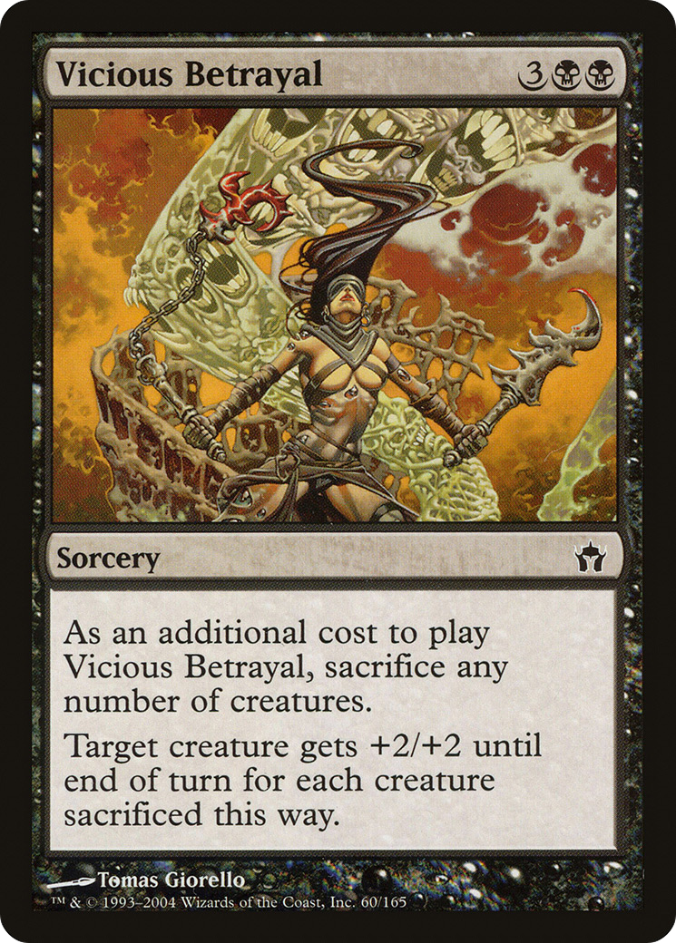 Vicious Betrayal (5DN-060) -  Foil