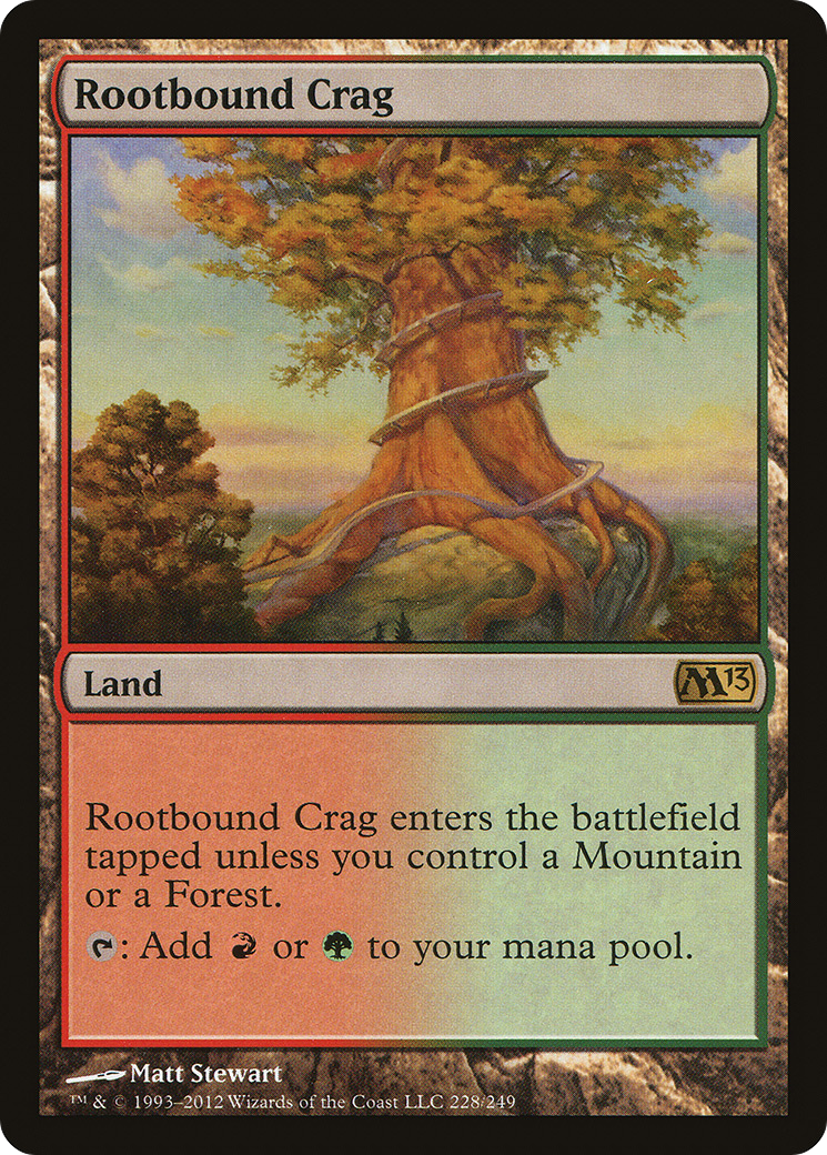 Rootbound Crag (M13-228) -  Foil