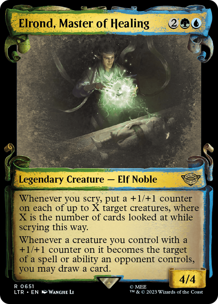 Elrond, Master of Healing (LTR-651) - : (Showcase) Foil