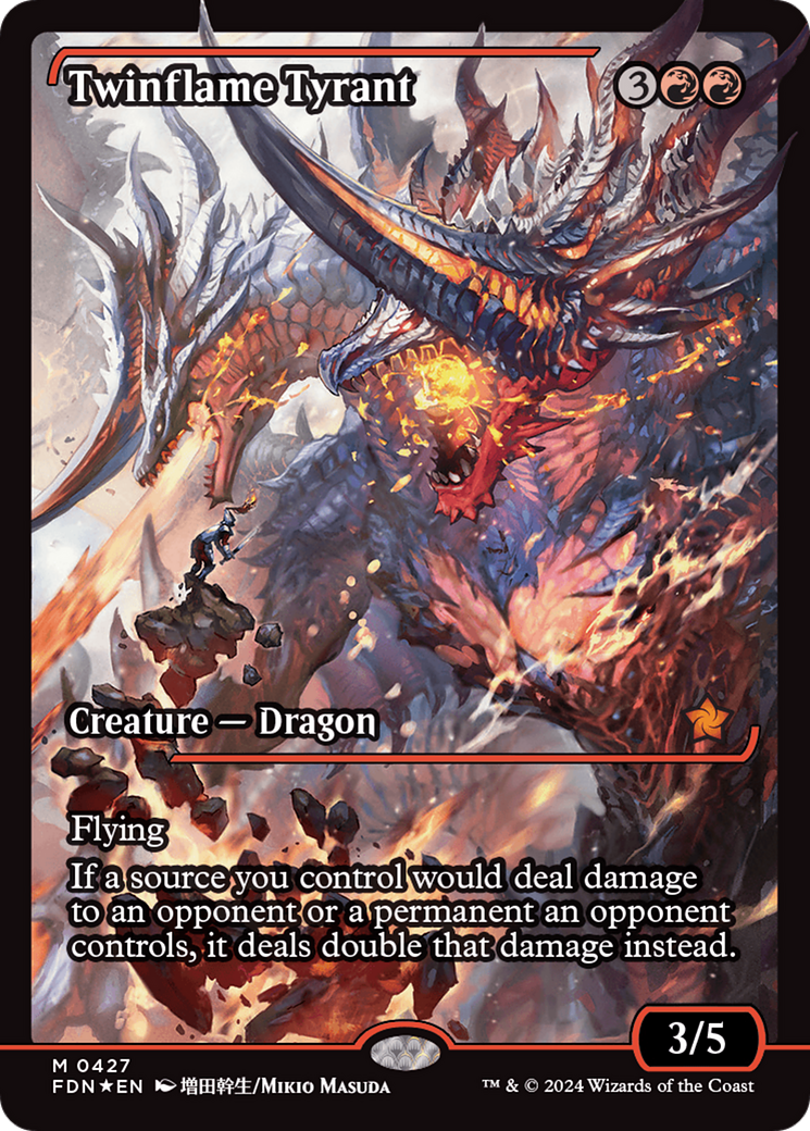 Twinflame Tyrant (FDN-427) - : (Showcase) Foil