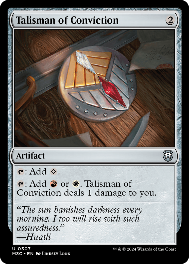 Talisman of Conviction (M3C-307) -  Foil