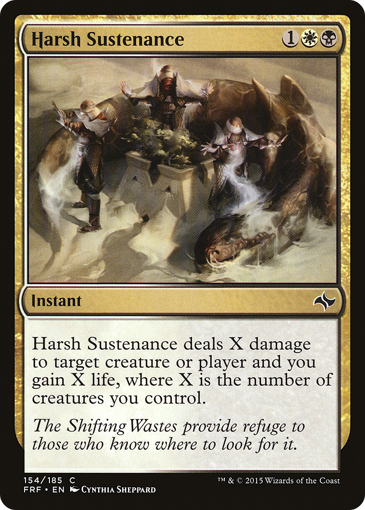 Harsh Sustenance (FRF-154) -  Foil