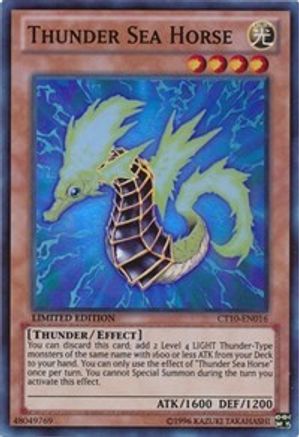 Thunder Sea Horse (CT10-EN016) - 2013 Collectors Tins Limited