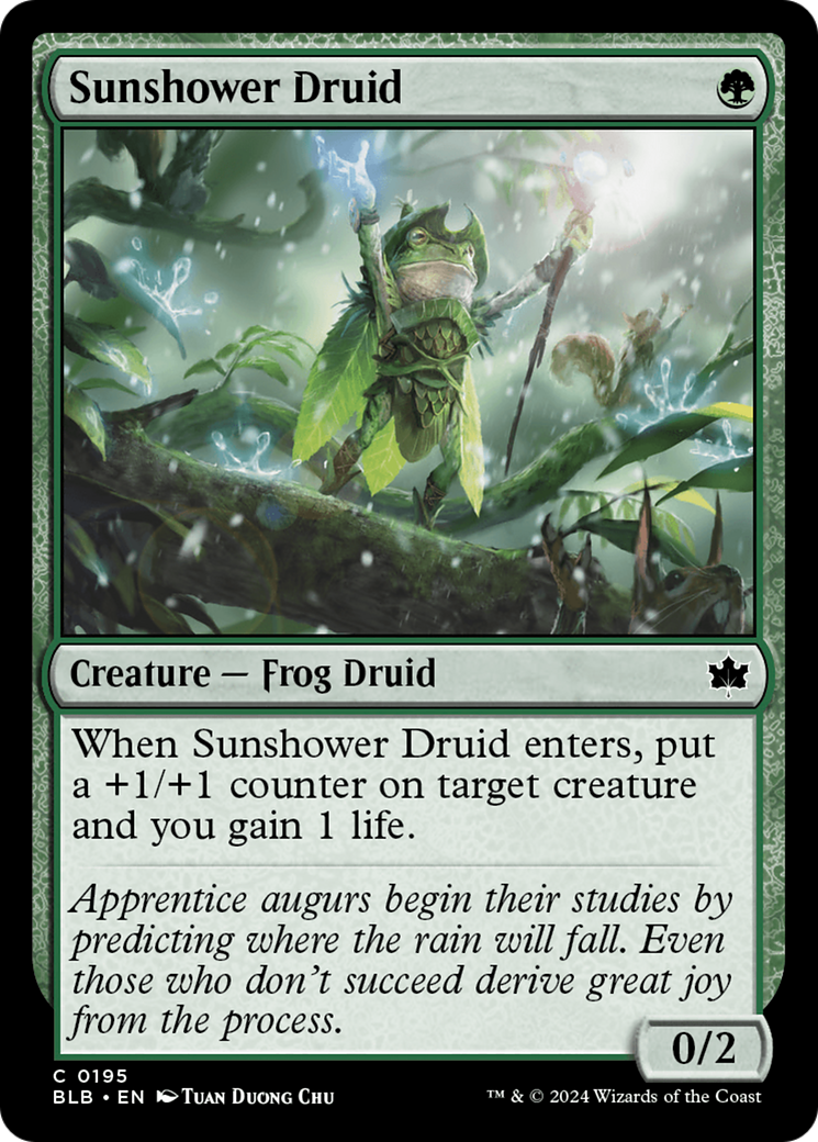 Sunshower Druid (BLB-195) -  Foil