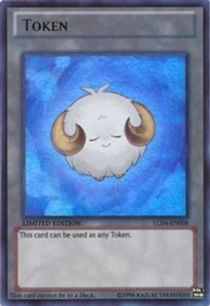 Token: Lamb (White) (LC04-EN008) - Legendary Collection 4: Joey's World Limited