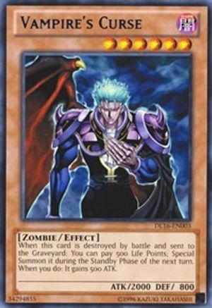 Vampire's Curse (Blue) (DL16-EN003) - Duelist League Promo Unlimited