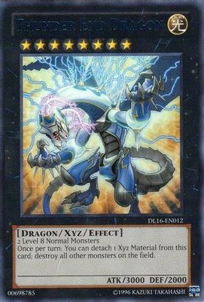 Thunder End Dragon (Blue) (DL16-EN012) - Duelist League Promo Unlimited