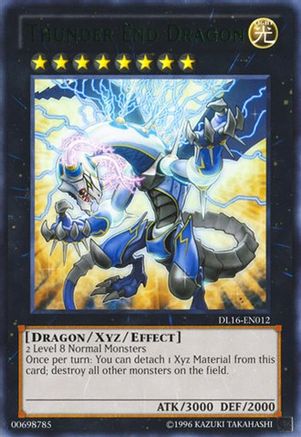 Thunder End Dragon (Green) (DL16-EN012) - Duelist League Promo Unlimited