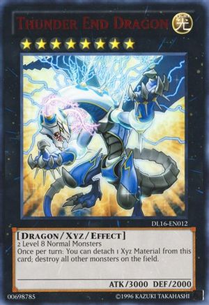 Thunder End Dragon (Red) (DL16-EN012) - Duelist League Promo Unlimited