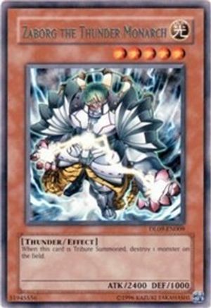 Zaborg the Thunder Monarch (Green) (DL09-EN009) - Duelist League Promo Unlimited