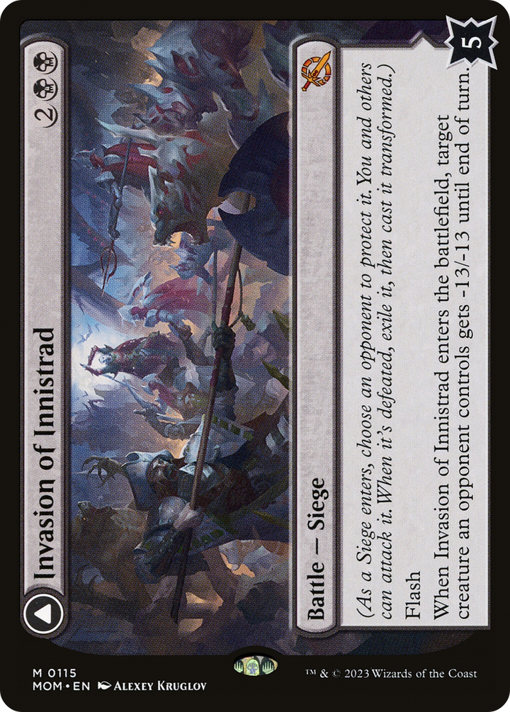 Invasion of Innistrad // Deluge of the Dead (MOM-115) -  Foil