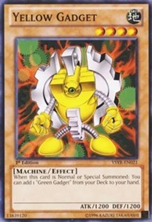 Yellow Gadget (YSYR-EN021) - Starter Deck: Yugi Reloaded 1st Edition