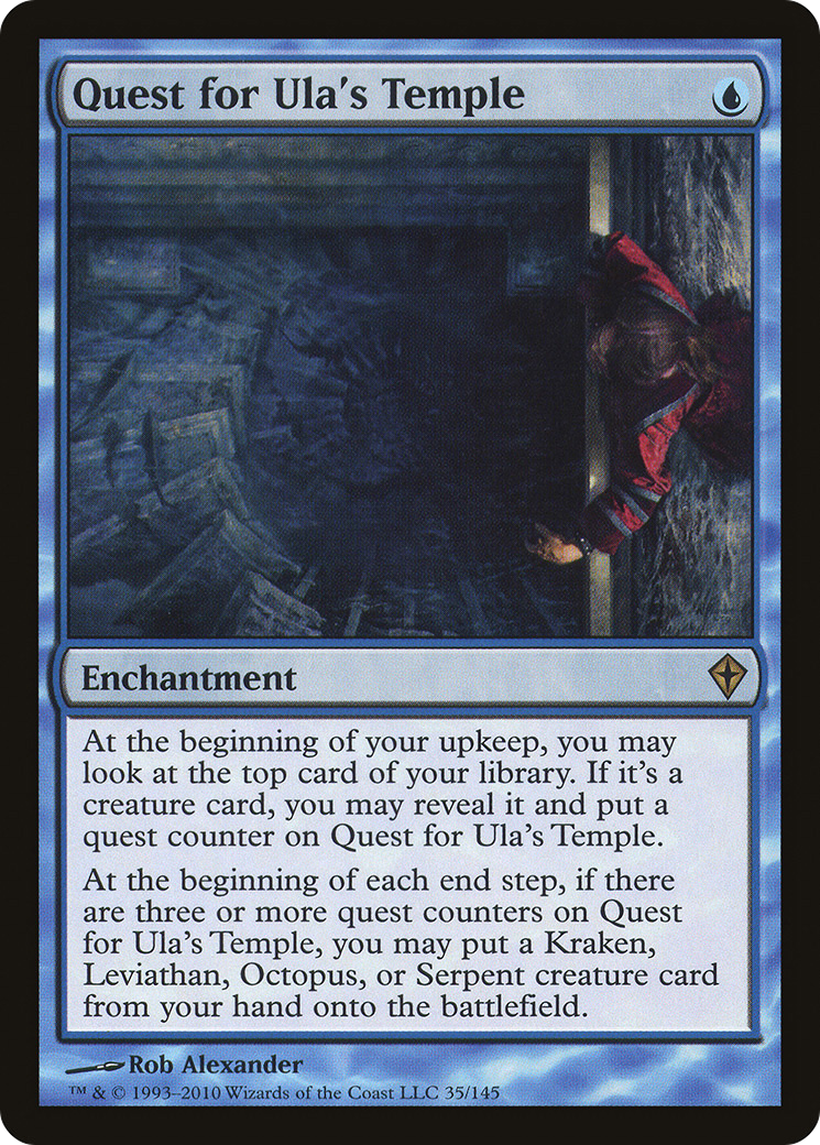 Quest for Ula's Temple (WWK-035) -  Foil