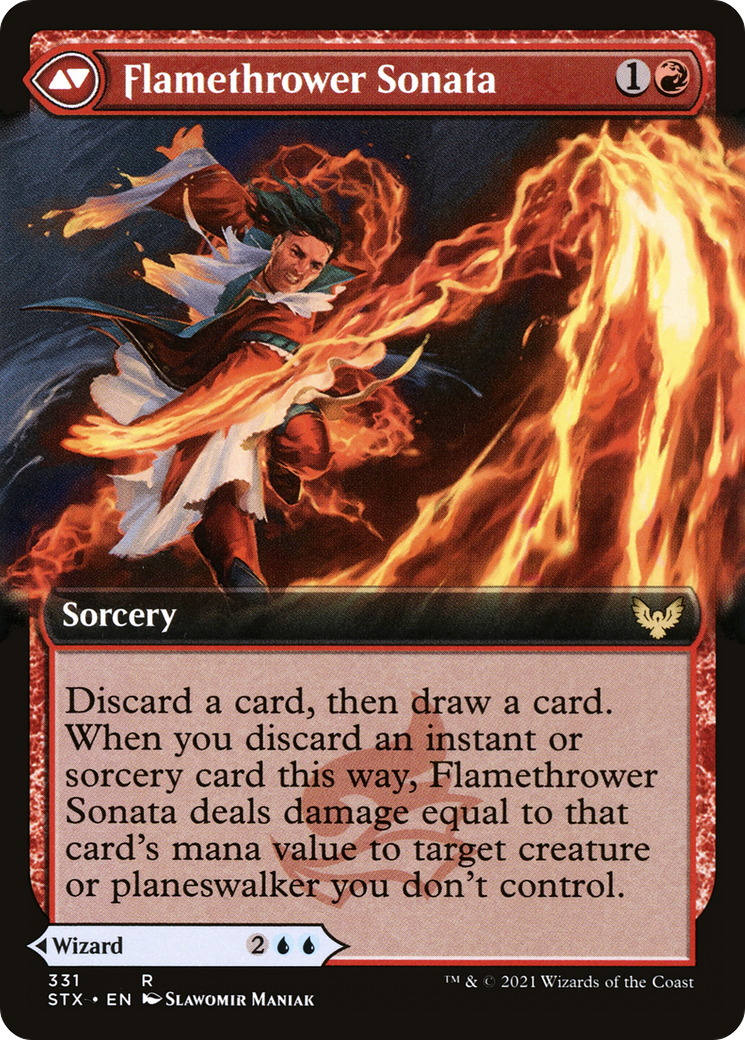 Torrent Sculptor // Flamethrower Sonata (STX-331) - : (Extended Art) Foil