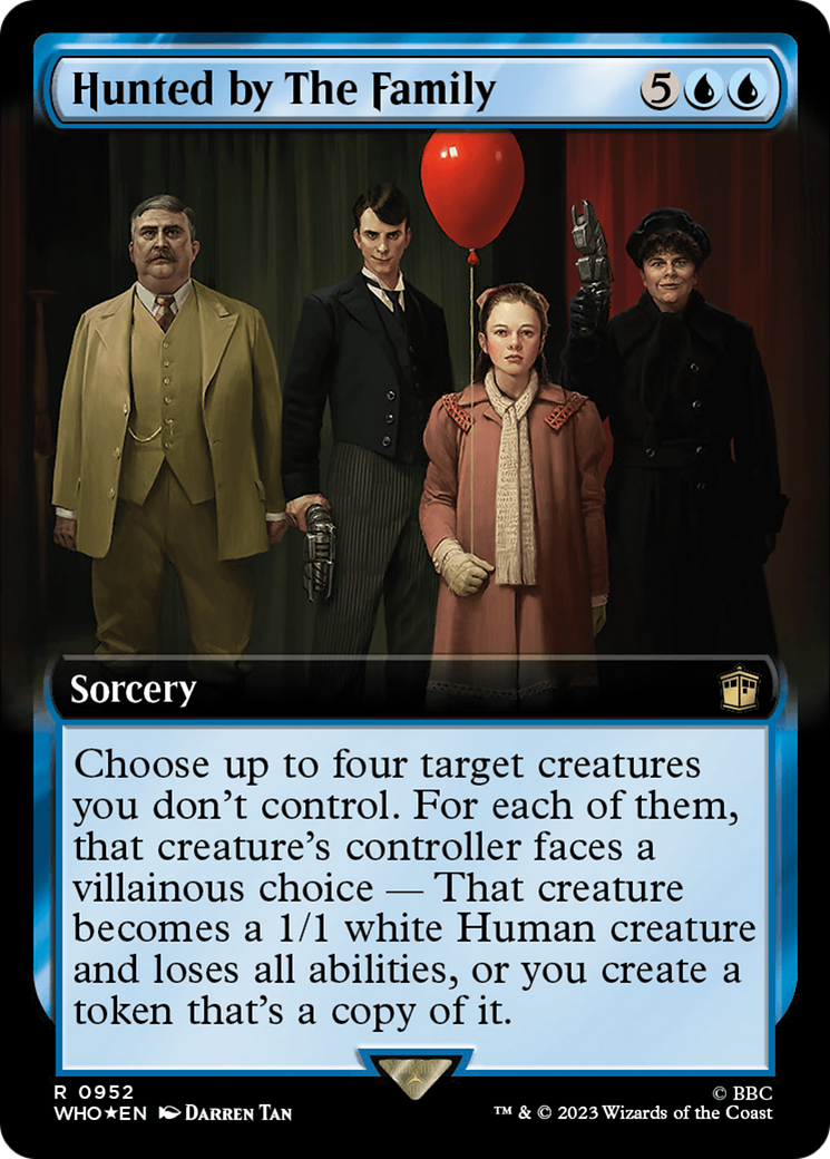 Hunted by The Family (WHO-952) - : (Extended Art) Foil