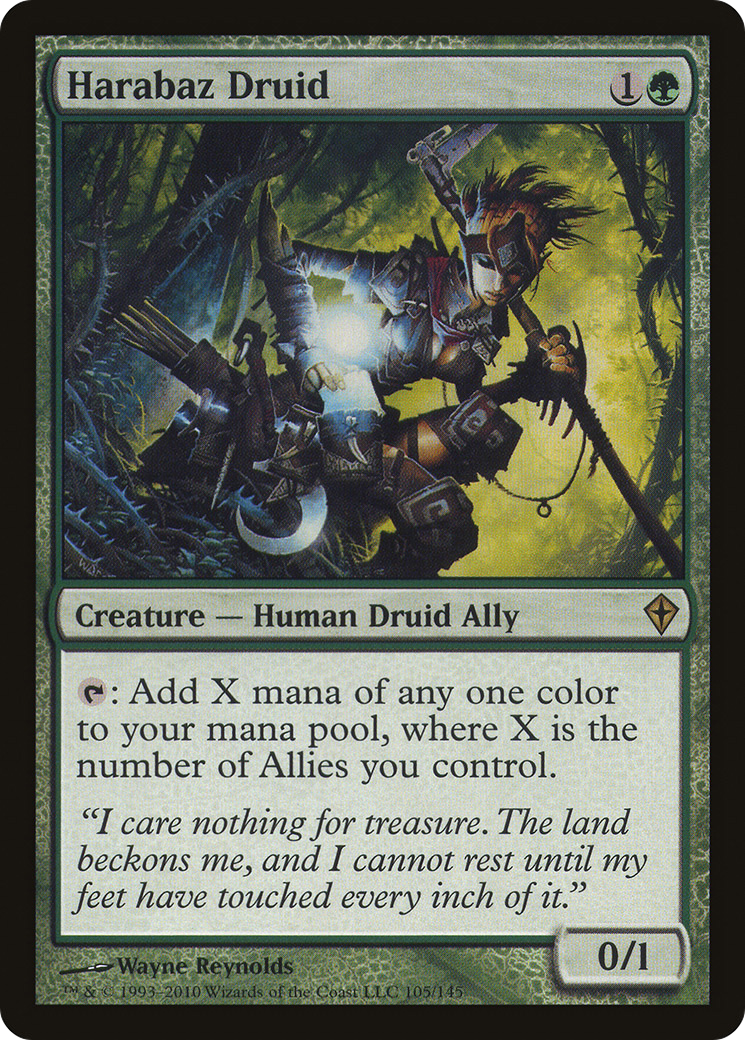 Harabaz Druid (WWK-105) -  Foil