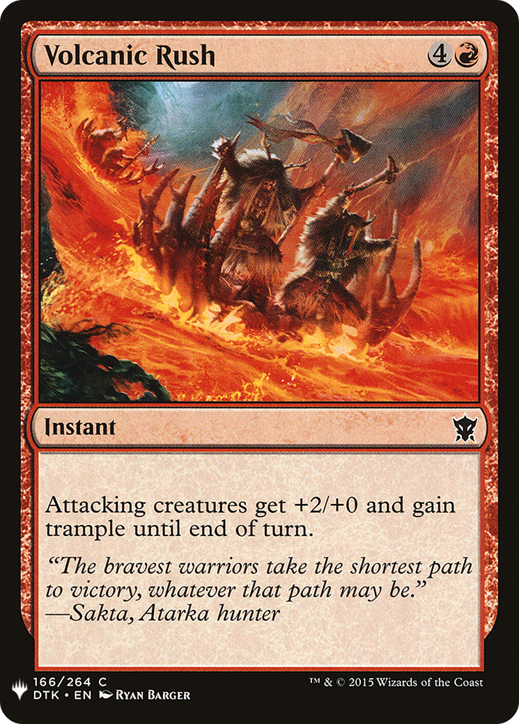 Volcanic Rush (LIST-DTK-166) -