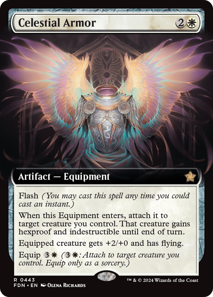 Celestial Armor (FDN-443) - : (Extended Art) Foil