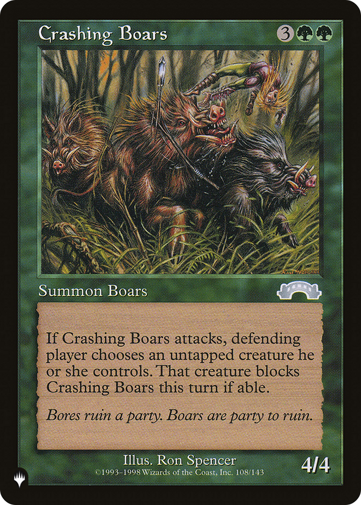 Crashing Boars (LIST-EXO-108) -