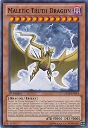 Malefic Truth Dragon (SP14-EN044) - Star Pack 2014 1st Edition