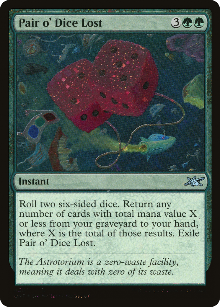 Pair o' Dice Lost (UNF-435) -  Foil