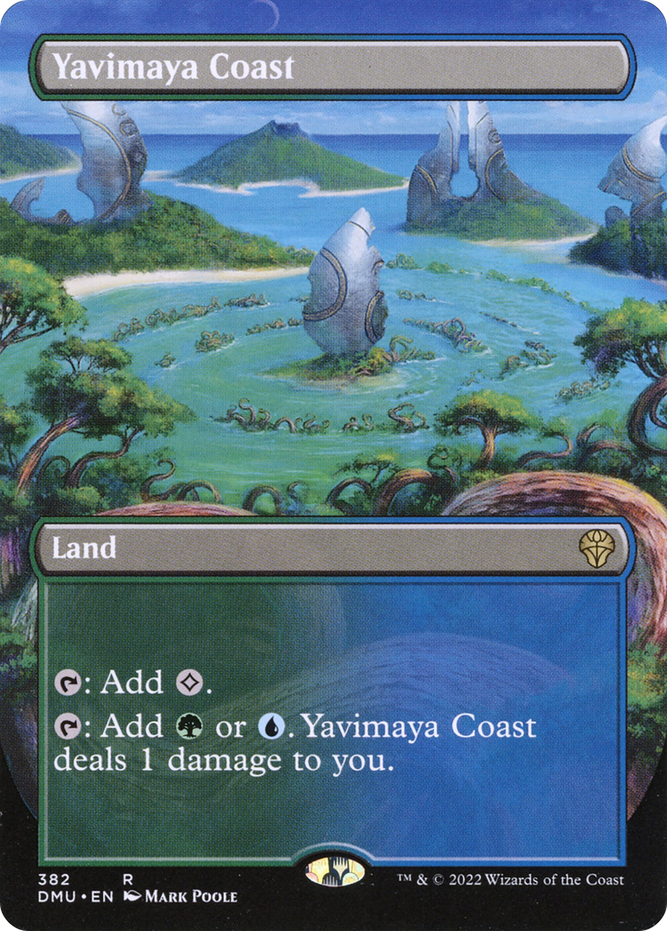 Yavimaya Coast (DMU-382) -  (Borderless) Foil