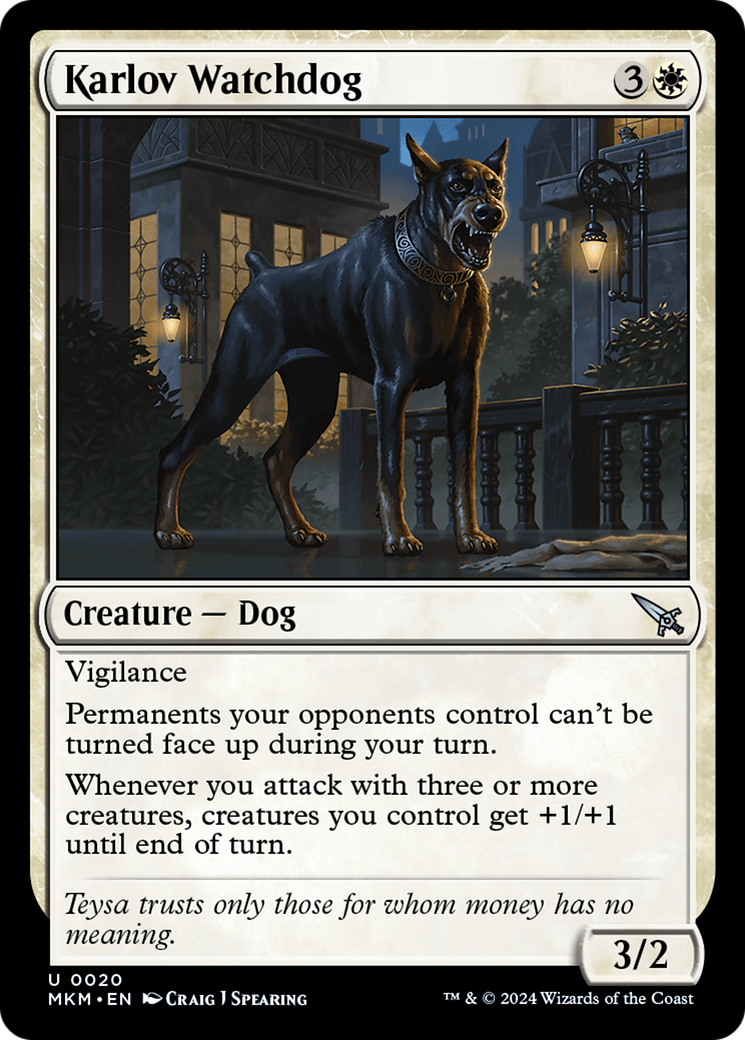 Karlov Watchdog (MKM-020) -  Foil