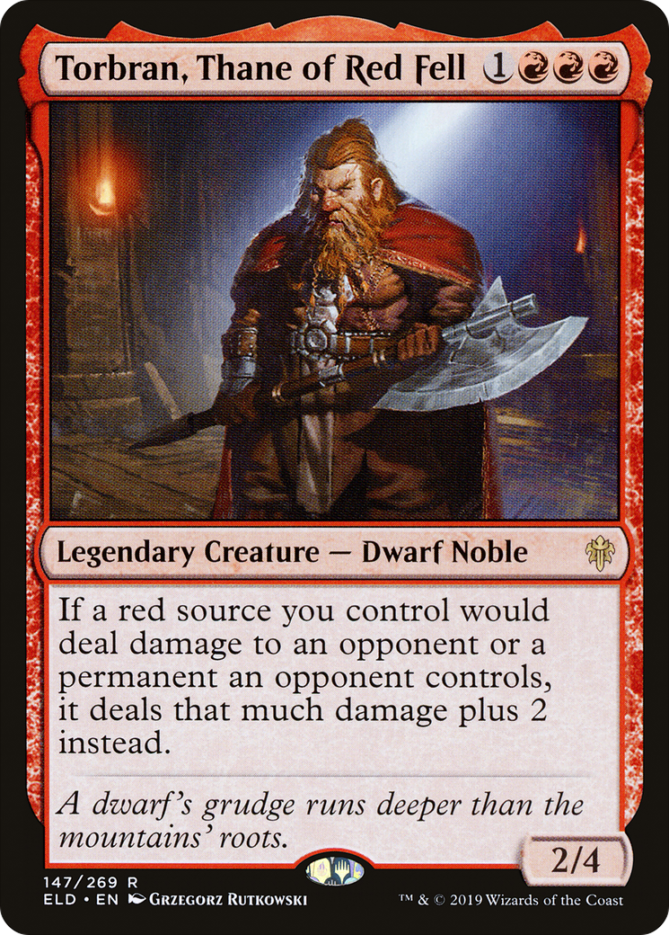 Torbran, Thane of Red Fell (ELD-147) -  Foil