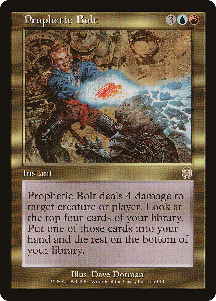 Prophetic Bolt (APC-116) -  Foil