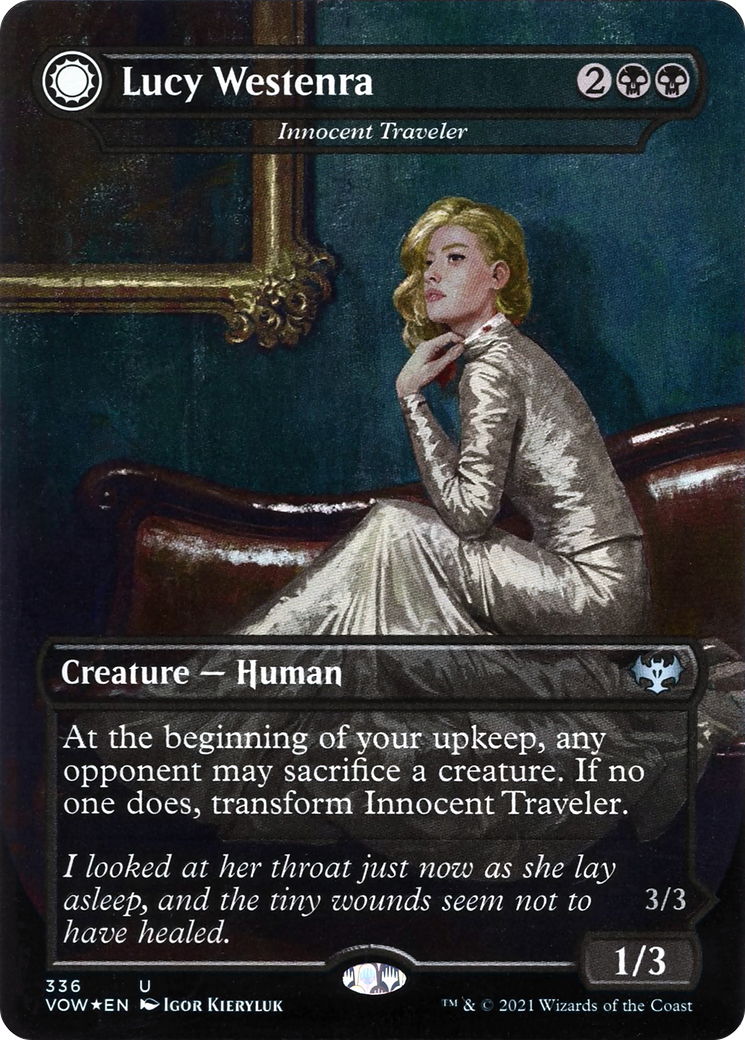 Innocent Traveler // Malicious Invader (VOW-336) - : (Double Faced Transform) (Borderless)