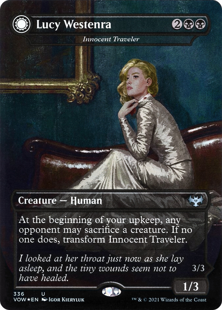 Innocent Traveler // Malicious Invader (VOW-336) - : (Double Faced Transform) (Borderless)