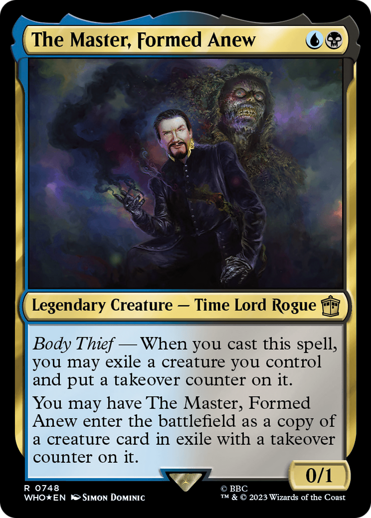 The Master, Formed Anew (WHO-748) -  Foil