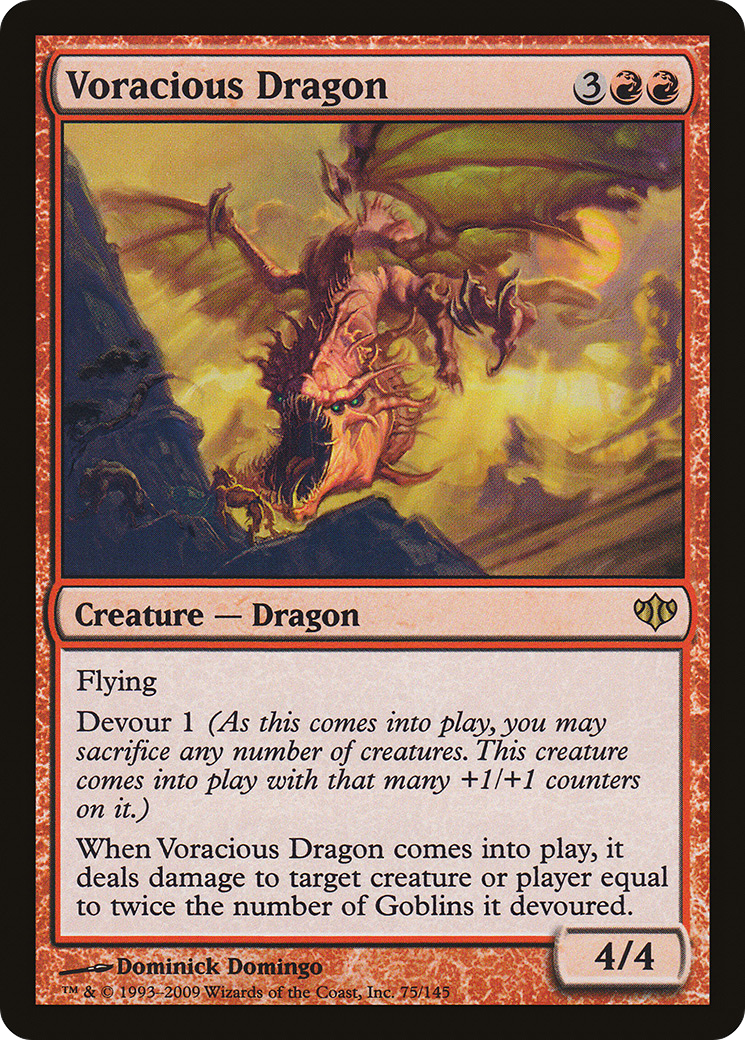 Voracious Dragon (CON-075) -  Foil