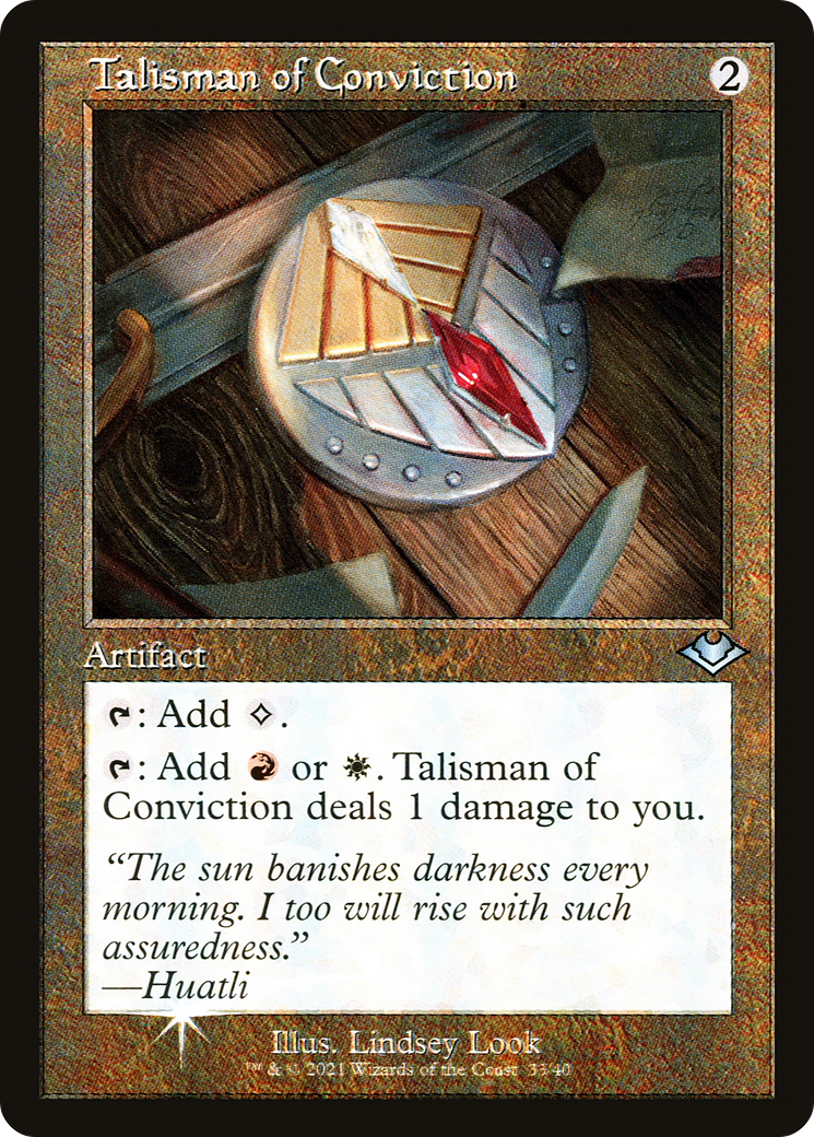 Talisman of Conviction (MH1-033) -  Foil