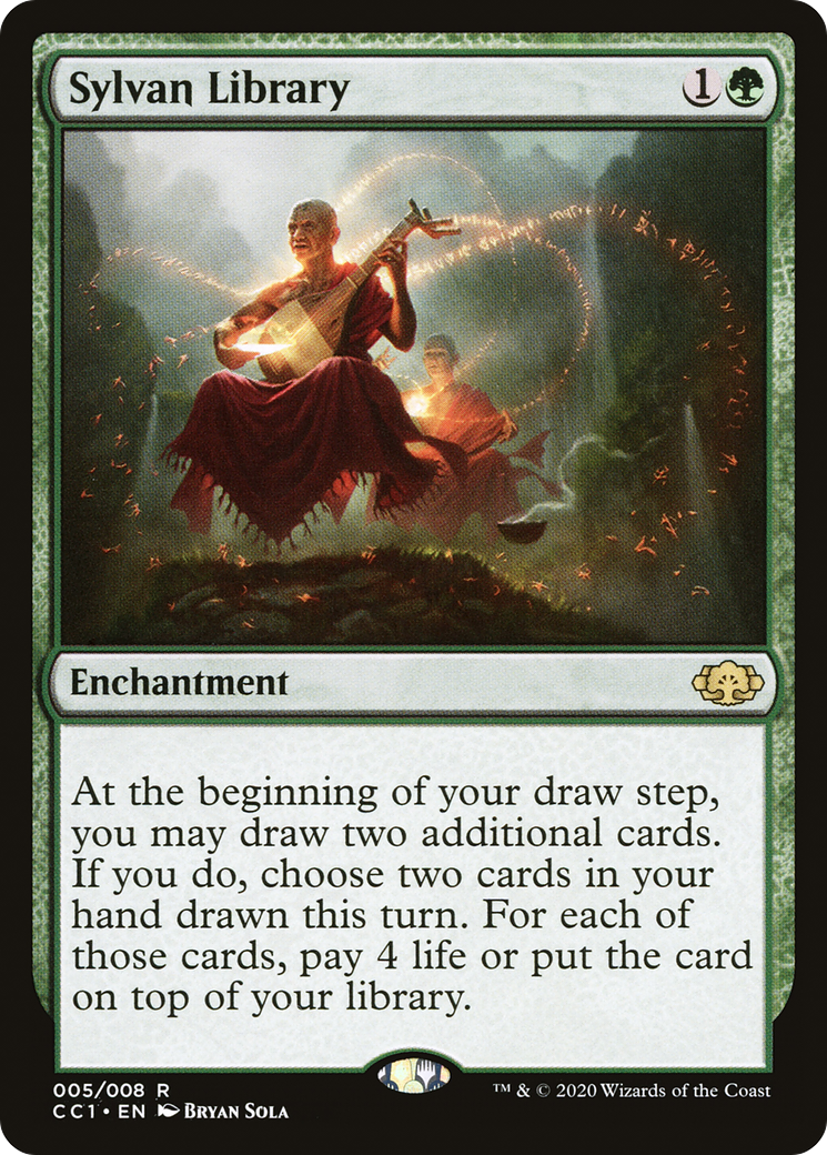 Sylvan Library (CC1-005) -  Foil